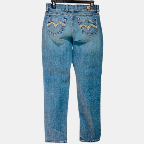 Levi’s 529 Curvy Skinny Leg Jeans in Blue Wash Women’s 8/29 - Picture 2 of 9
